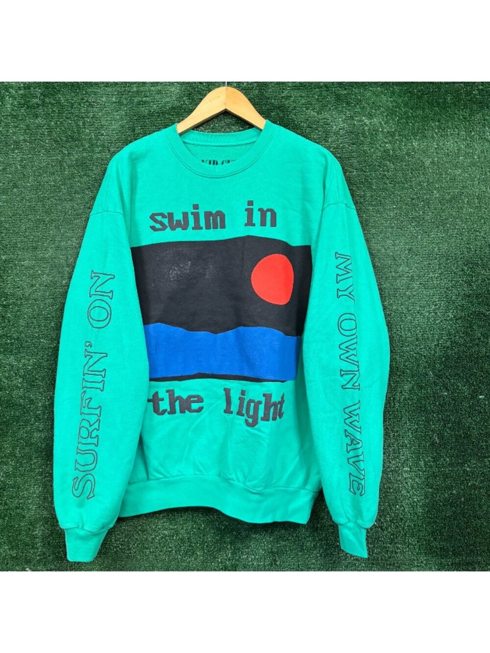 Kid Cudi x CPFM Swim in the Light 2019 Coachella Crewneck Sweater Size Large